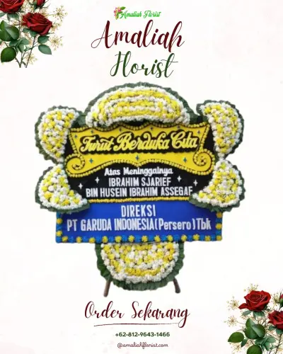 Papan Bunga Duka di Surian