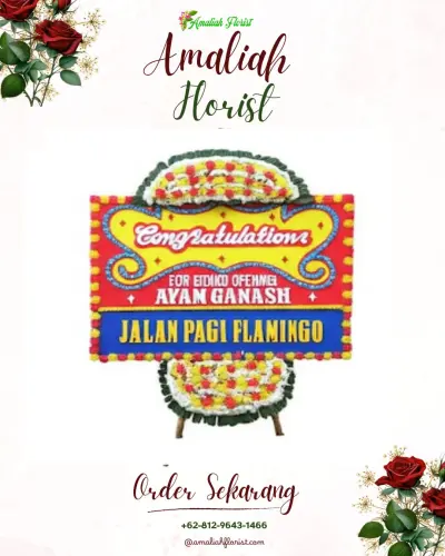 Bunga Papan Congratulation di Surian